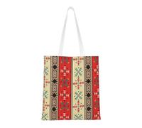 Uusnwaa Reusable Navaho Style Print Tote Bag,Large Shopping Grocery Bag,Lightweight Washable Shoulder Tote For Travel,Work,School