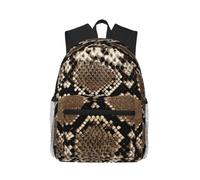Uusnwaa Serpentine Pattern Print Laptop Rucksack For School Teens