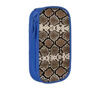 Uusnwaa Serpentine Pattern Print Pencil Case,Oxford Cloth Pencil Bag Storage Pouch,Multifunctional Pencil Pouch with Compartmens