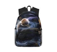 Uusnwaa Starry Sky Print Laptop Rucksack For School Teens