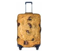 Uusnwaa Travel Chocolate Cookie Print Luggage Cover Washable Suitcase Cover with Concealed Zipper,Travel Essentials Accessories