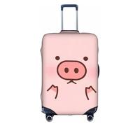 Uusnwaa Travel Cute Pig Print Luggage Cover Washable Suitcase Cover with Concealed Zipper,Travel Essentials Accessories