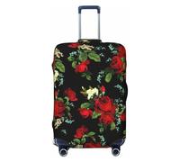 Uusnwaa Washable Luggage Beautiful Rose Gift Print Cover,Fashion Suitcase Protector,for Dustproof Anti-Scratch Travel Suitcase Covers Case