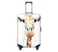 Uusnwaa Washable Luggage Clever Giraffe Print Cover,Fashion Suitcase Protector,for Dustproof Anti-Scratch Travel Suitcase Covers Case
