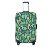 Uusnwaa Washable Luggage Cute Cactus Seamless Illustration Print Cover,Fashion Suitcase Protector,for Dustproof Anti-Scratch Travel Suitcase Covers Case