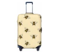 Uusnwaa Washable Luggage Honey Bee Print Cover,Fashion Suitcase Protector,for Dustproof Anti-Scratch Travel Suitcase Covers Case