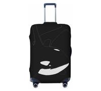 Uusnwaa Washable Luggage Killer Whale Dolphin Ocean Print Cover,Fashion Suitcase Protector,for Dustproof Anti-Scratch Travel Suitcase Covers Case