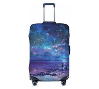 Uusnwaa Washable Luggage Night Sky Print Cover,Fashion Suitcase Protector,for Dustproof Anti-Scratch Travel Suitcase Covers Case