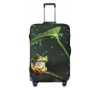 Uusnwaa Washable Luggage Peace Tree Frog Print Cover,Fashion Suitcase Protector,for Dustproof Anti-Scratch Travel Suitcase Covers Case