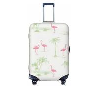 Uusnwaa Washable Luggage Pink Flamingos Print Cover,Fashion Suitcase Protector,for Dustproof Anti-Scratch Travel Suitcase Covers Case