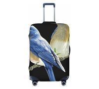 Uusnwaa Washable Luggage Two Birds Print Cover,Fashion Suitcase Protector,for Dustproof Anti-Scratch Travel Suitcase Covers Case