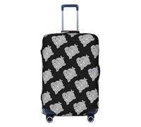 Uusnwaa Washable Luggage Walrus Print Cover,Fashion Suitcase Protector,for Dustproof Anti-Scratch Travel Suitcase Covers Case