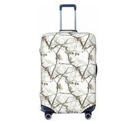 Uusnwaa Washable Luggage White Tree Camo Print Cover,Fashion Suitcase Protector,for Dustproof Anti-Scratch Travel Suitcase Covers Case