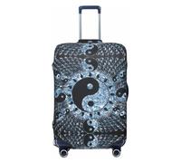 Uusnwaa Washable Luggage Ying Yang Diagram Print Cover,Fashion Suitcase Protector,for Dustproof Anti-Scratch Travel Suitcase Covers Case