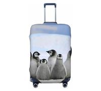 Uusnwaa Washable Luggage Young Penguins with Snow Print Cover,Fashion Suitcase Protector,for Dustproof Anti-Scratch Travel Suitcase Covers Case