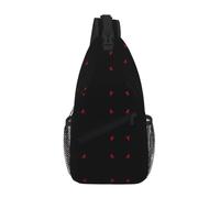 Uusnwaa Water Resistant Karate Boy Vector Changeable Belt Color Printed Sling Crossbody Bag