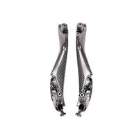 UUSSUP Interior Inner Handle for BMW 5 Series G30 G31 F90 2017-2022 51417438523 LHD RHD Left Right Carbon Fiber Interior Car Door Handle Inside Cover Trim(Carbon Front 2pcs)