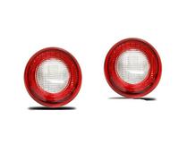 UUSSUP Passenger Left Side Tail Light Rear Lamp 2006 2007 2008 2009 2010 2011 For Chevy HHR No Bulb Socket Car Rear Backup Reverse Light Upper Tail ABS Housings(2Backup Light)