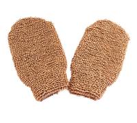 UUYYEO 2 Pcs Hemp Exfoliating Shower Gloves Bath Gloves Mitt Wash Gloves Body Scrubber Bathing Accessories for Spa Massage