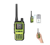 UV-5R Mini Dual Band walkie Talkie,Long Range Handheld Two Way Radio,Dual PTT NOAA Weather Receiver,Frequency Copy 999 Channels,USB-C Fast Charging,for Outdoor Emergenc Camping Hunting Gear