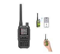 UV-5R Mini Dual Band walkie Talkie,Long Range Handheld Two Way Radio,Dual PTT NOAA Weather Receiver,Frequency Copy 999 Channels,USB-C Fast Charging,for Outdoor Emergenc Camping Hunting Gear