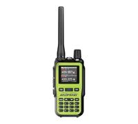 UV-5R Mini Walkie Talkie - 5W Ham Radio with Bluetooth & USB-C Charging, 999 Channels, Frequency Copy, App Programming | Compact Two-Way Radio for Outdoor, Hiking, Security, Family Use (Green)