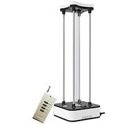 UV 60w 220v Powerful Ultraviolet Light Air Purifier Remote Control Living Room Bedroom Sanitizer UV Lamp Air Cleaner Household Pet House Ozone Free,Black,Ultraviolet Light,YUYANAIAI