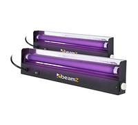 UV Blacklight Bulbs Set of 2 - Fluorescent Glow Tube Lights Ideal for Halloween Parties, DJ Lighting Effects, Disco, Stage Lighting & Spooky Party Decorations, 2-Pack