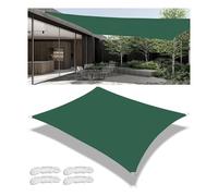 UV Block Sun Shade Sail 98% Waterproof Fabric, Wind Resistant, D-Ring Design, Includes Fixing Ropes - Perfect for Balcony, Garden, Patio Outdoor Canopy Solution