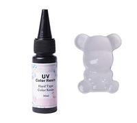 UV Color Resin Epoxy Resin Fast Drying No Mixing 30ML, White