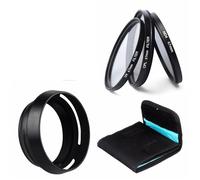 UV CPL ND4 Filter Kit & Case/LH-X100 Lens Hood Adapter Ring for fujifilm X100VI X100V X70 X100 X100S X100T X100F Camera