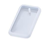UV Crystal Resin Perforated Silicone Mold Geometric Love Heart Round Ellipse Square Rectangle Shield Shaped Pendant Geometry Pendant Silicone