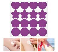 UV Detecting Stickers, Sun Protection Memory Stickers, UV Detection Stickers, Sun Protection Reminder, Colour Changing, Pack of 16 Sun Protection Test Stickers for Swimming, Children and Adults