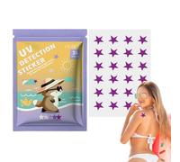 UV Detection Stickers - 24 Sunscreen Reminder Stickers | Sunscreen Dots UV | Detecting Patches | Detection for, Kids & Adults