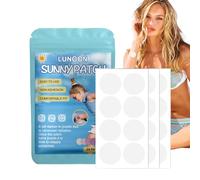 Uv Detection Stickers - Color Reactive Sun Exposure Patches | Smart Uv Monitoring Stickers Skin Safety, Transparent Sunblock Indicators for Children Adults Outdoor Beach Travel Daily Use