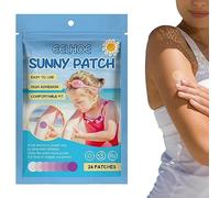 UV Detection Stickers for Sunscreen - 24 Waterproof Test Stickers for Children and Adults - Reapply Reminder