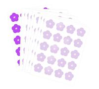 UV Detection Stickers, Sun Protection Stickers - 200 Flower Shape Adhesive Patches | Multifunctional Skin Protection, Reapplication Reminder Stickers for Sports