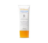 UV Doux Aqua Fluid Sunscreen SPF 50 P Hydrating Broad Spectrum UVA/UVB Protection | For Dry, Normal & Combination Skin | Non-Comedogenic | With Hyaluronic Acid, Ceramides & Resveratrol | 50 g
