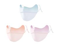 UV Face Mask Sun Protection,UPF 50+Blocks 98% of UVA/UVB Rays,UV Face Mask for Women Washable Reusable(3PCS) Grey