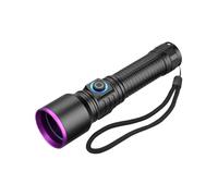 UV Flashlight - Rechargeable Scorpion Detection Lamp | Pet Detector | for Mineral Identification and Location of Dry Spots in Home or Hotel