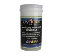 UV Floor - Fluorescent Blue Invisible UV Paint - Special Black Light and Ultra Violet 365nm - Fluid and Ultra Pigmented - 100ml