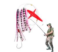 UV Glow Baits for Bass, Trout, Tuna Catching Equipment Attractive Tool | Baits for Squid, Signe UV Octopus Talles, Calciar Bait