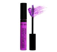 UV Glow Purple Mascara, Rainbow Color Fluorescence, Neon Colorful Mascara Waterproof, Extensions Eyelashes Curling Lengthening Eye Lashes Halloween Festival Party Stage Use (Purple)
