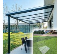 UV & Impact-Resistant Greenhouse Roofing Sheet - 1.56x6M Polycarbonate Panels, Weatherproof, Durable Protection for Gardens & Greenhouses