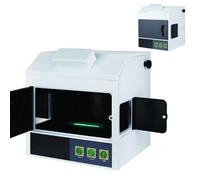 UV Inspection Cabinet, Lab Ultraviolet Analysis, Tester Fluorescence Detector, UV Cabinet Dark, 254nm 365nm Wavelength, with Integrated camera port, Adjustable lighting angle