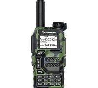 UV K5 Quansheng Walkie Talkie Portable Radio AM FM Two Way Radio DTMF Wireless Long Range Radio Receiver Desert Camouflage Look (Grass Camouflage)