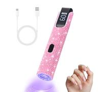 UV Lamp for Gel Nails, LED Nail Lamp, 20/60 Second Switch, Nail Dryer, Convenient Handheld, Rechargeable
