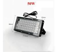 UV Lampe 100W 300W UV Black Light Flood Light With Waterproof Neon Glow Ultraviolet Lamps(50W)