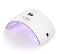 UV LED Gel Nail Lamp, SUNUV UV lamps for Gel Nails Manicure Pedicure Sensor 30s/60s Timer LCD Screen
