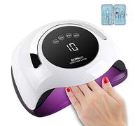 UV LED Nail Lamp,120W UV LED Gel Polish Nail Dryer with 4 Timer Presets 10s/30s/60s/99s + Smart Auto-sensing & Digital Display